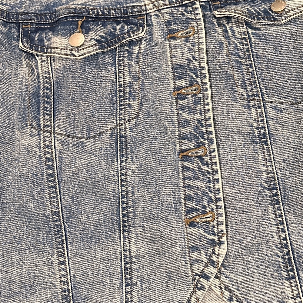 Universal Thread Blue Denim Vest - Picture 4 of 6